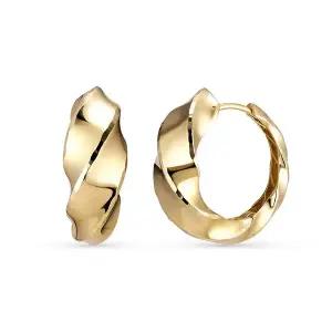 [도로시] 18k 그랜드 트위스트 링귀걸이_대