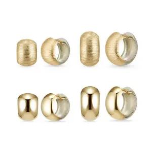 [도로시] 14k 볼륨 와이드 링귀걸이_소