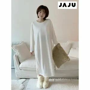 [하프클럽/자주]화이트 여 브라탑 루즈핏 파자마 원피스 J202303008