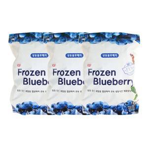 지안 냉동 블루베리 1kg 3개 미국산 세척 냉동과일 스무디