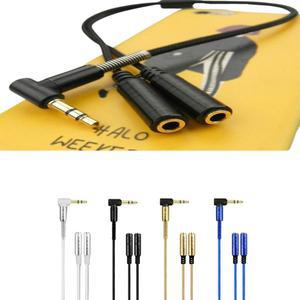 이어폰분배기 유선 AUX 3.5 헤드폰 이어폰 y잭 연결 연장 선 케이블 젠더 플러그