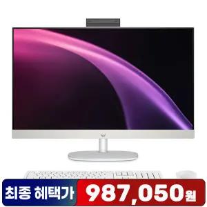 [최종98만+한컴] HP 27-cr0006KR R7-7730U/16GB/512GB/무선 키보드+마우스/Win11/27인치/일체형PC