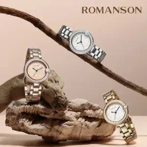 [롯데백화점]마션틴트(잡화) [로만손] 루미에르 그랑 여성 메탈시계 RWRMQL4BF510RGRG0