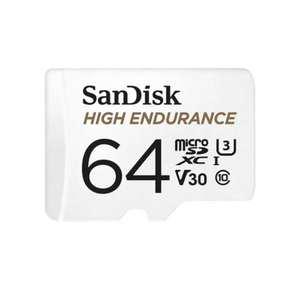 샌디스크 ENDURANCE MicroSD 메모리카드 64GB SDSQQNR