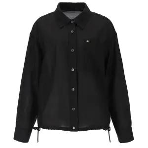 밑단 스트링 블라우스 (CR5E0BL611)