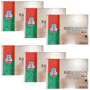정관장 홍삼진고 데일리스틱 10g x 20포 (6박스) / 한국인삼공사 오늘출발 LK