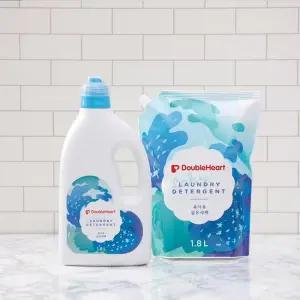 1+1 유아용 세탁세제 1.8L 용기 1개+ 리필 1개