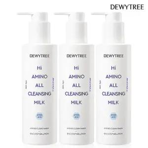 듀이트리 하이 아미노 올 클렌징 밀크 200ml 3개