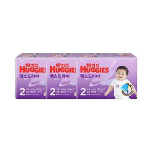 하기스 맥스드라이 밴드, 2단계 공용, 58매, 3팩, 1개 (174매)