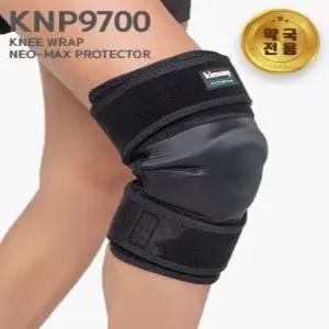 키모니 국내생산 KNP9700 네오맥스 간편한 풀커버 듀얼밴드형 무릎 보호대 1P
