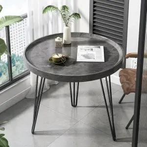 거실 60cm 티테이블 그레이 (WFHJM38)