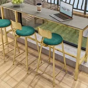 골드스틸 그린 셀레네 패브릭 바텐의자 (WFHJHU4)