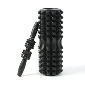 33cm 세트 스트레칭 요가 마사지스틱+폼롤러 바디힐링 (WFHJDZC)