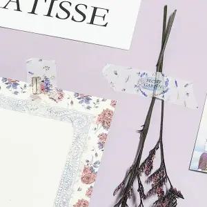 [하프클럽/]수채화 마스킹 테이프 감성문구 라벤더가든