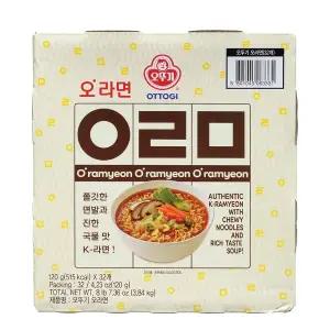 오뚜기 오라면 120g 32개
