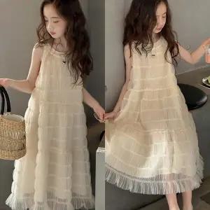 [삐삐네옷가게]여아 주니어 소프트 샤베트 민소매 원피스