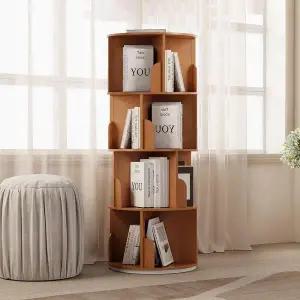 [아트박스]/가구느낌 샘회전책장 500 5단 책꽂이 원형 수납 360도
