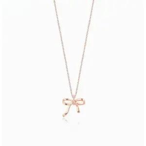 [갤러리아] [로이드] 플로우 리본 14K 목걸이 (핑크골드)