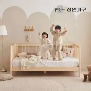 장인가구 뉴피터 SE0 베이직 데이베드 어린이 키즈 원목 침대 프레임 SS/Q 모음전