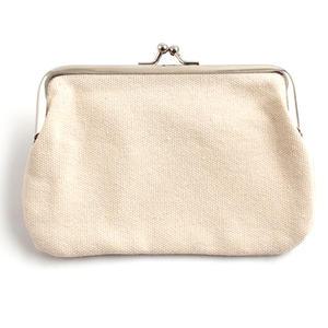 캔버스 (동전지갑)-100개 무지 광목천 그리기 캔버스천 가방 파우치 KC인증