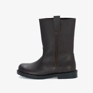 [보리보리/아이들]1420 키즈 & 맘 소가죽 미들부츠 - 다크브라운