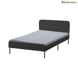 이케아 SLATTUM/AGOTNES 쿠션 프레임 슈퍼싱글 침대 풀세트 (200x120cm/매트리스포함)