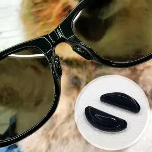 실리콘코받침 코패드 블랙 붙이는 에어 실리콘 안경 (WFGTEQI)