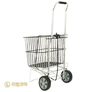 고품질 리빙코아 접이식 핸드카트L 쇼핑바구니 세트 (WFGT69A)