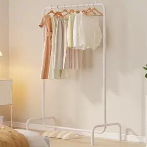 리빙밸류 심플 행거 옷걸이 수납 선반 스탠드 철제 (WFGIQ1D)