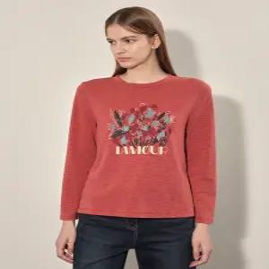 [올리비아로렌]VOBAL4F8111 올리비아로렌 원포인트 프린트 티셔츠