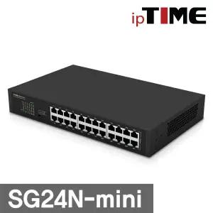 IPTIME SG24N-MINI 24포트 기가스위칭 허브 소호형