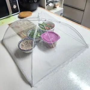 메쉬 밥상 커버 원터치 식탁 덮개 WFA5AB3