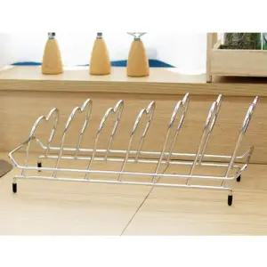 스텐 접시거치대 대 1P 그릇 꽂이 홀더 주방 정리대 스텐접시꽂이 스텐접시정리대