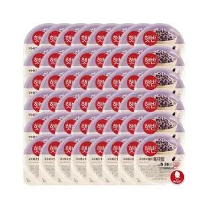 햇반 흑미밥 210g x48개