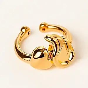 [골드앤]골드앤 순금 24K 하트 날개 돌반지