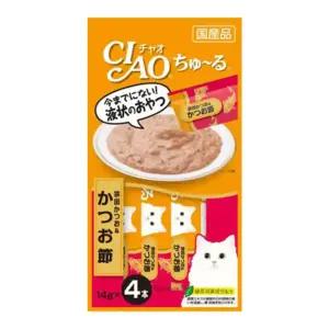 (sc-75) 이나바 챠오츄르 가다랑어가다랑어포 4p 고양이 츄르