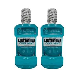 존슨앤존슨 리스테린 쿨민트 마우스워시 구강청결제 750ml x 2개