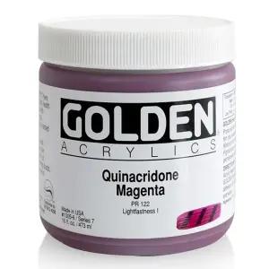 [알파]골덴 아크릴물감낱색S71305 473mlQuinacridoneMagenta