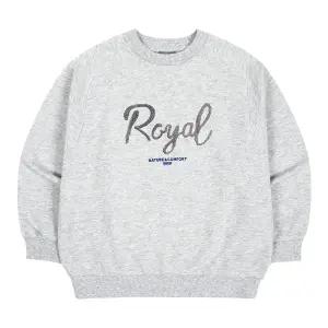 [롯데백화점]빈 그레이 부클 자수 맨투맨BZ11TS02GY