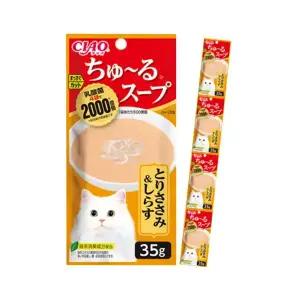 이나바 챠오츄르 스프 4연팩 닭가슴살&치어 (TCR-144)