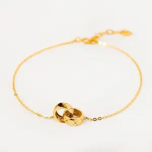 순금 24K 스너글링 리앙 팔찌 2.7g