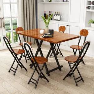 접이식 식탁 의자 세트 4인용 간이 보조 테이블 탁자