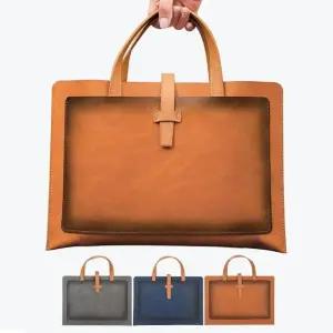 가죽 오피스 서류가방 대용량 직장인 출퇴근 자료보관 (WFJBUVT)