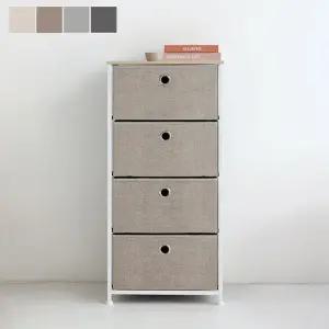 마켓비 NOVEN 패브릭 서랍장 4단 450950