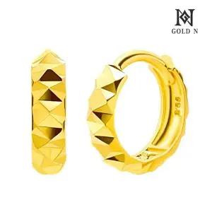 [골드앤][골드앤]골드앤 순금 24K 컷팅써클 귀걸이 *황금특가*