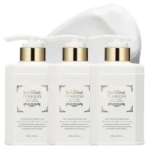 티블레스 화이트티 퍼퓸 바디로션 [체취 탄력개선 향좋은 고보습 대용량] 릴리머스크향, 480ml, 3개
