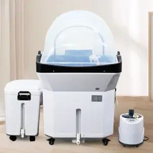 미용실 이동식 샴푸대 헤드 스파 헤어샵 테라피 요양원 간이 세면대