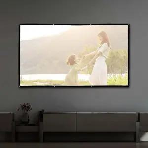 프로젝터스크린 이동형 빔프로젝터 스크린 221x125cm