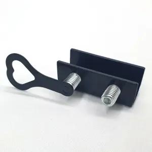 미닫이문 샷시 고정장치 스토퍼 블랙 중 창문 중문잠금장치 락