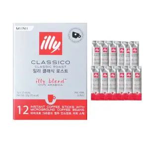 [무중력의자]일리 클래식 로스트 12개입 원두커피 아메리카노 블랙커피 인스턴트 일리커피